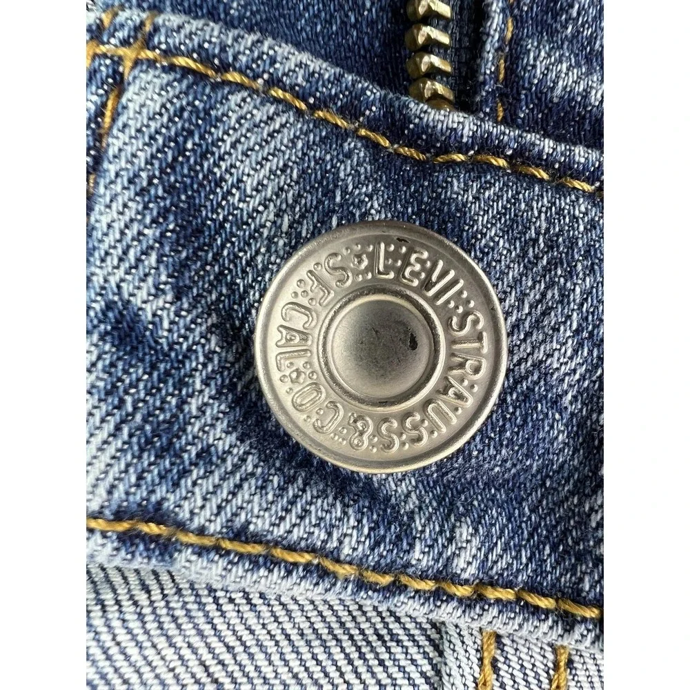 Levis 514 Mens 28x30 Blue Medium Wash Regular Straight Stretch Denim Jeans
